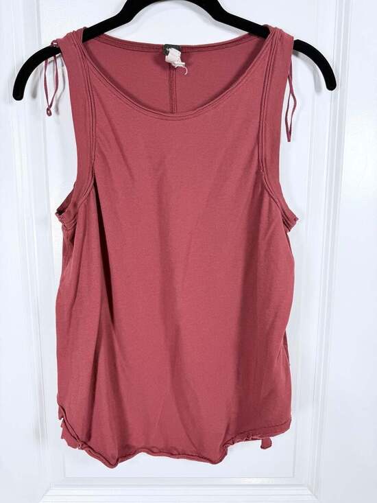 Free People Tops - We The Free Free People Rose Mauve Side Cutout Tunic Tank Top